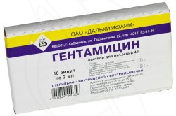 Гентамицин для лечения воспаленной уретры
